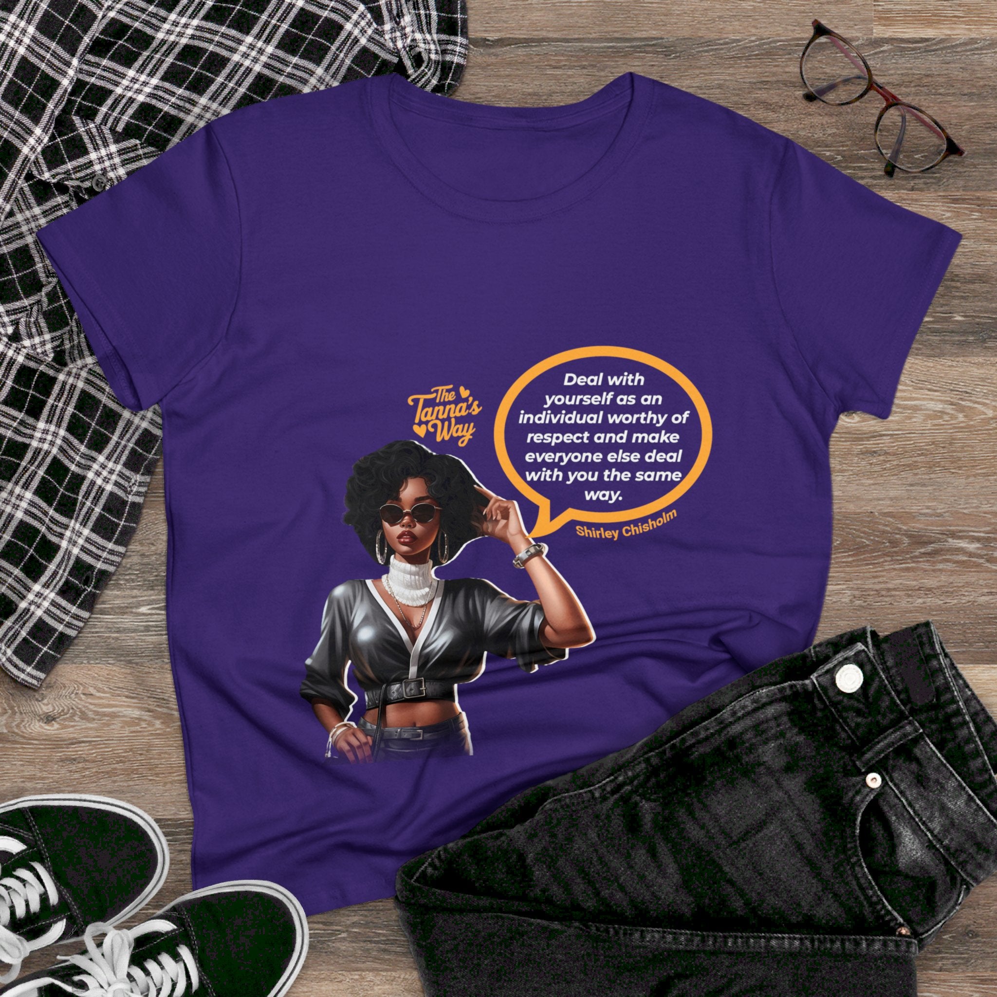 Shirley Chisholm | Women's Midweight Cotton Tee
